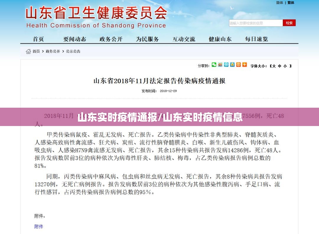 山东实时疫情通报/山东实时疫情信息