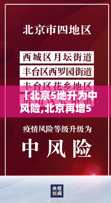 【北京5地升为中风险,北京再增5地中风险地区】 【北京5地升为中风险,北京再增5地中风险地区】