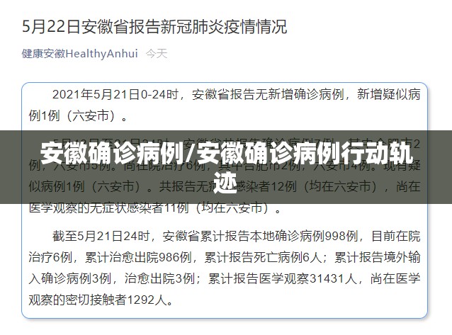 安徽确诊病例/安徽确诊病例行动轨迹 安徽确诊病例/安徽确诊病例行动轨迹