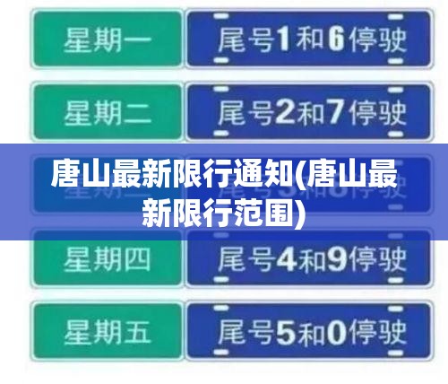 唐山最新限行通知(唐山最新限行范围) 唐山最新限行通知(唐山最新限行范围)