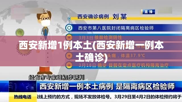 西安新增1例本土(西安新增一例本土确诊) 西安新增1例本土(西安新增一例本土确诊)