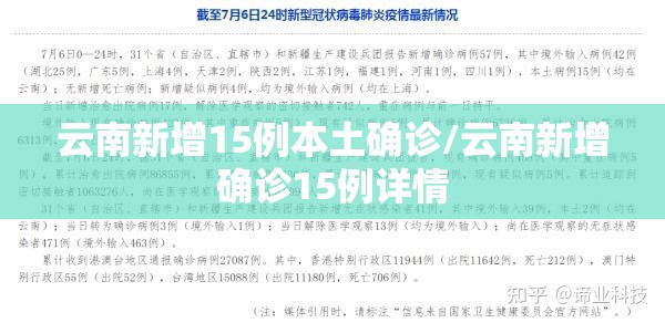 云南新增15例本土确诊/云南新增确诊15例详情