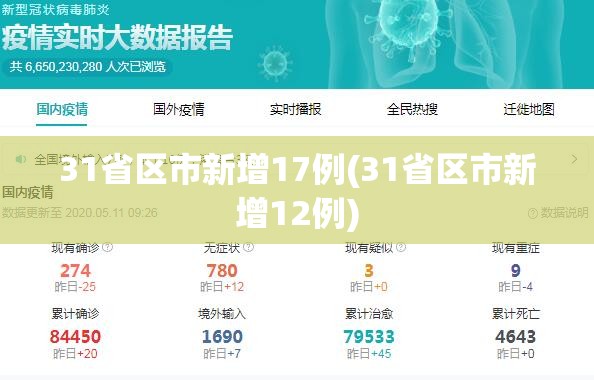 31省区市新增17例(31省区市新增12例)