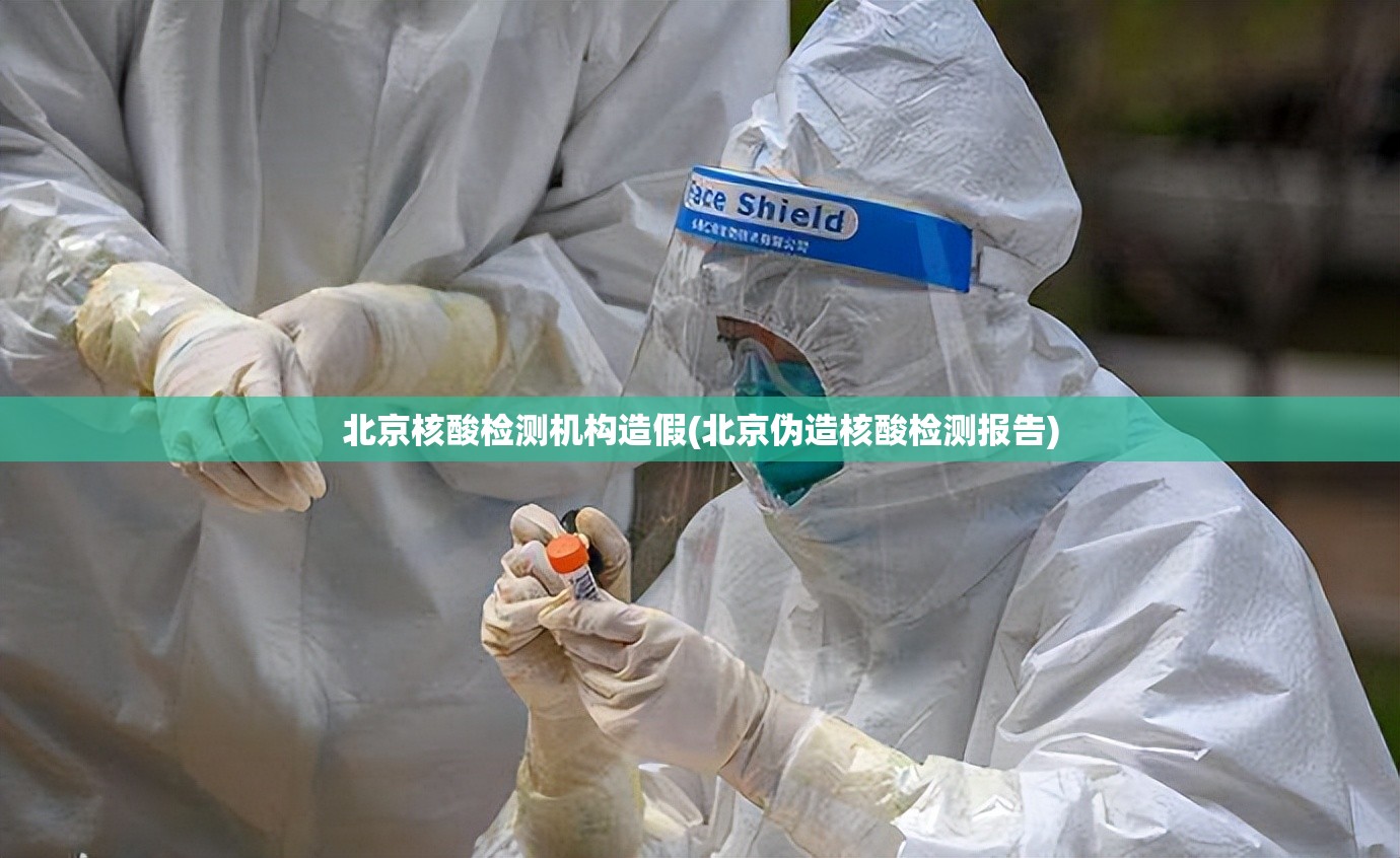 北京核酸检测机构造假(北京伪造核酸检测报告) 北京核酸检测机构造假(北京伪造核酸检测报告)
