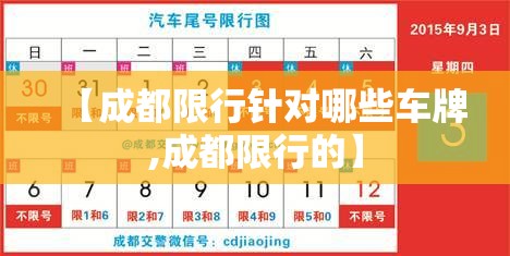 【成都限行针对哪些车牌,成都限行的】