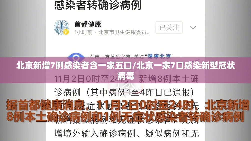 北京新增7例感染者含一家五口/北京一家7口感染新型冠状病毒