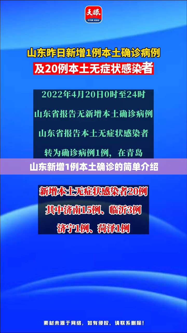 山东新增1例本土确诊的简单介绍 山东新增1例本土确诊的简单介绍