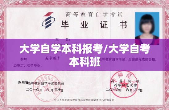 大学自学本科报考/大学自考本科班