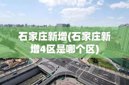 石家庄新增(石家庄新增4区是哪个区)