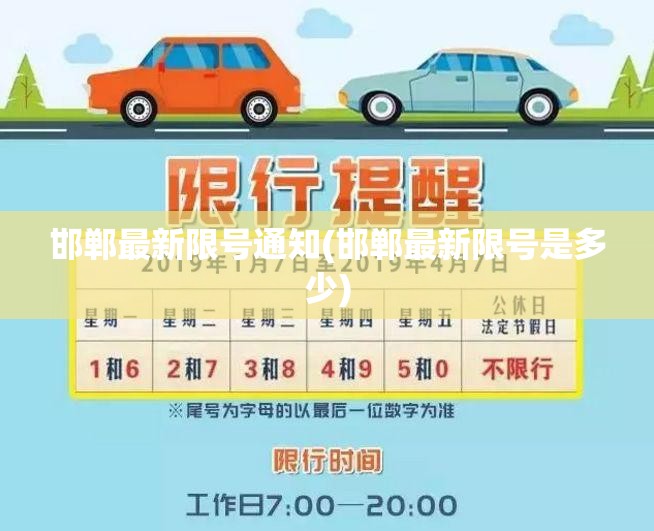 邯郸最新限号通知(邯郸最新限号是多少)