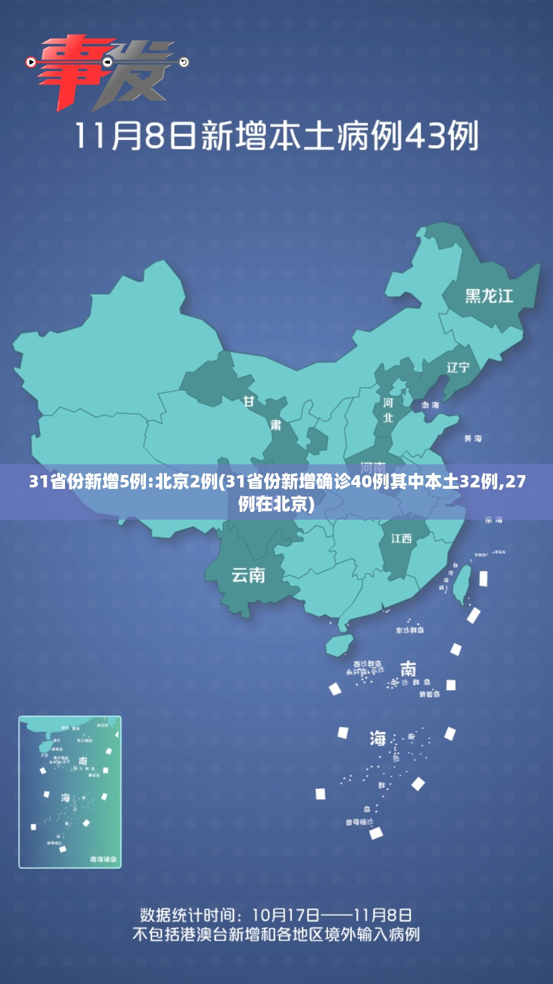 31省份新增5例:北京2例(31省份新增确诊40例其中本土32例,27例在北京) 31省份新增5例:北京2例(31省份新增确诊40例其中本土32例,27例在北京)