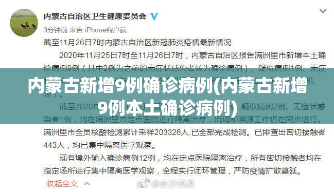 内蒙古新增9例确诊病例(内蒙古新增9例本土确诊病例)