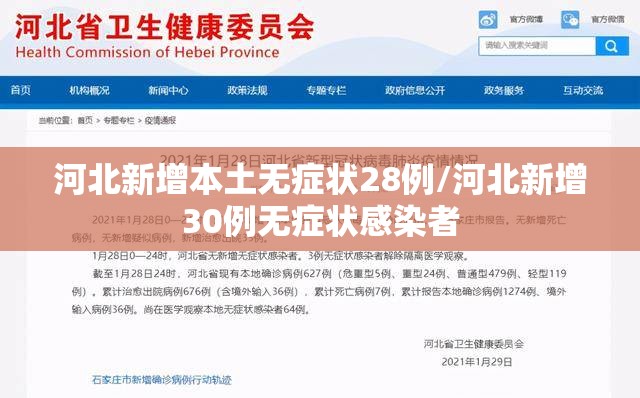 河北新增本土无症状28例/河北新增30例无症状感染者 河北新增本土无症状28例/河北新增30例无症状感染者