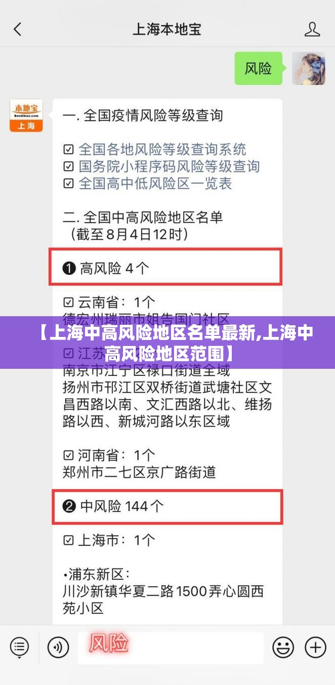 【上海中高风险地区名单最新,上海中高风险地区范围】 【上海中高风险地区名单最新,上海中高风险地区范围】