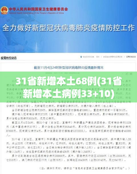 31省新增本土68例(31省新增本土病例33+10) 31省新增本土68例(31省新增本土病例33+10)