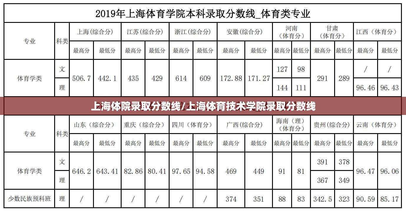 上海体院录取分数线/上海体育技术学院录取分数线 上海体院录取分数线/上海体育技术学院录取分数线