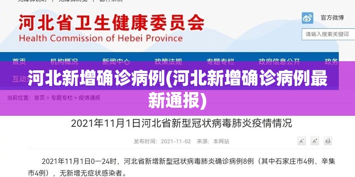 河北新增确诊病例(河北新增确诊病例最新通报)