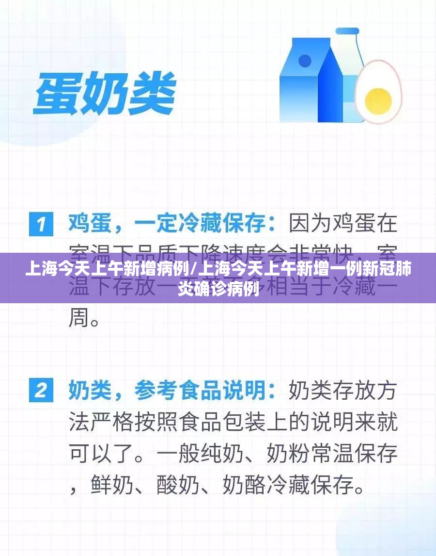 上海今天上午新增病例/上海今天上午新增一例新冠肺炎确诊病例