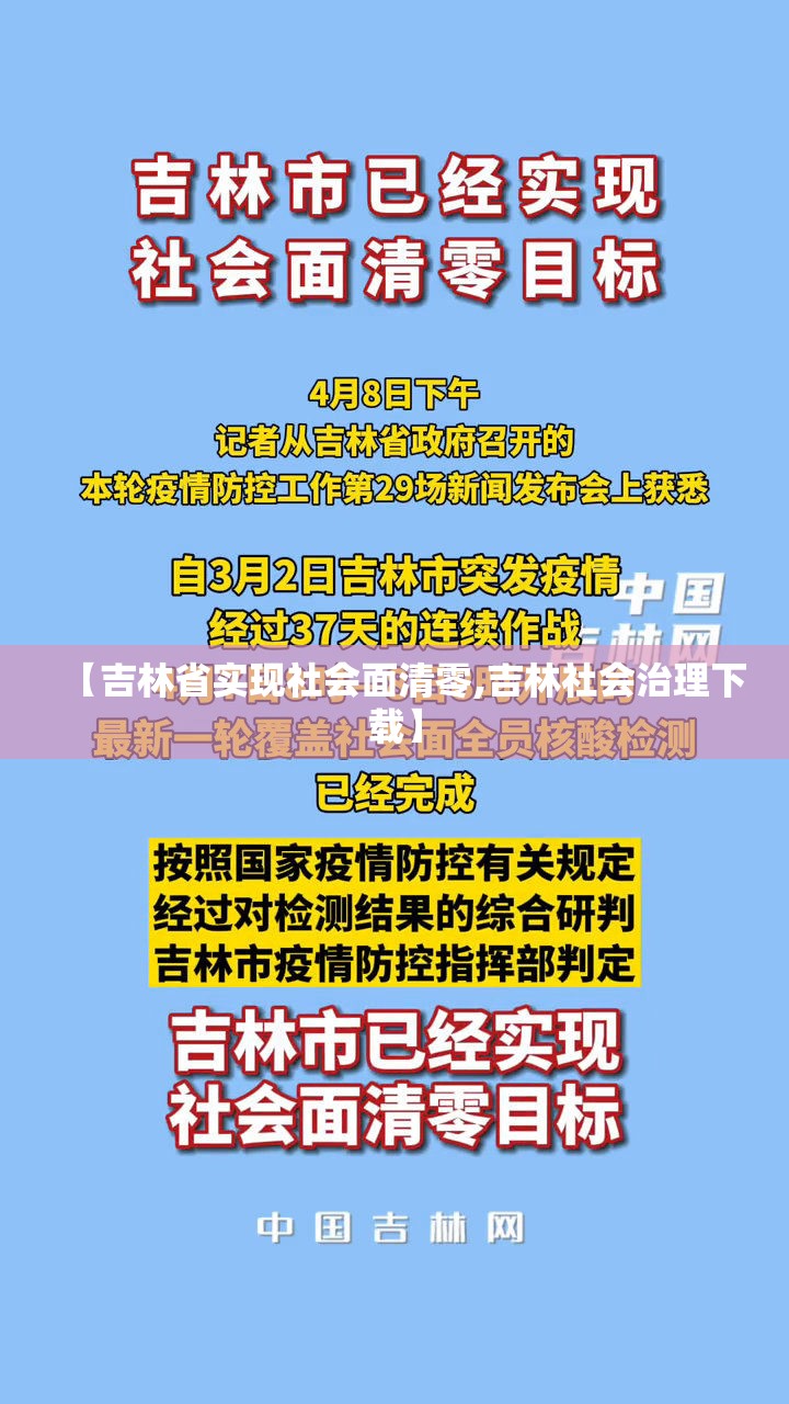 【吉林省实现社会面清零,吉林社会治理下载】