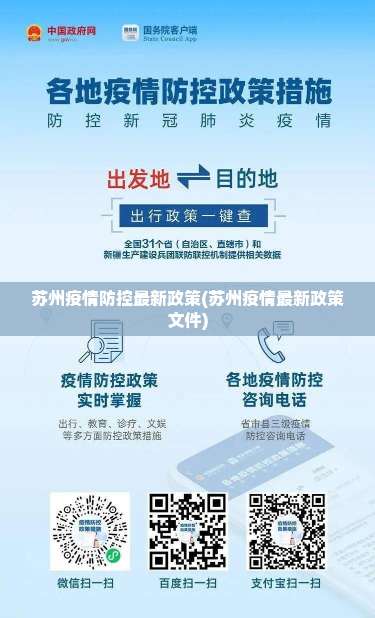 苏州疫情防控最新政策(苏州疫情最新政策文件) 苏州疫情防控最新政策(苏州疫情最新政策文件)