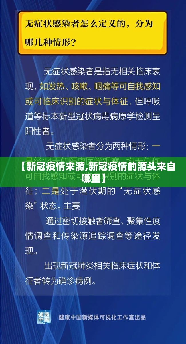 【新冠疫情来源,新冠疫情的源头来自哪里】 【新冠疫情来源,新冠疫情的源头来自哪里】