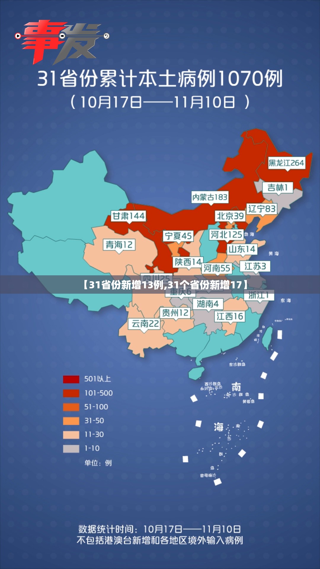 【31省份新增13例,31个省份新增17】 【31省份新增13例,31个省份新增17】