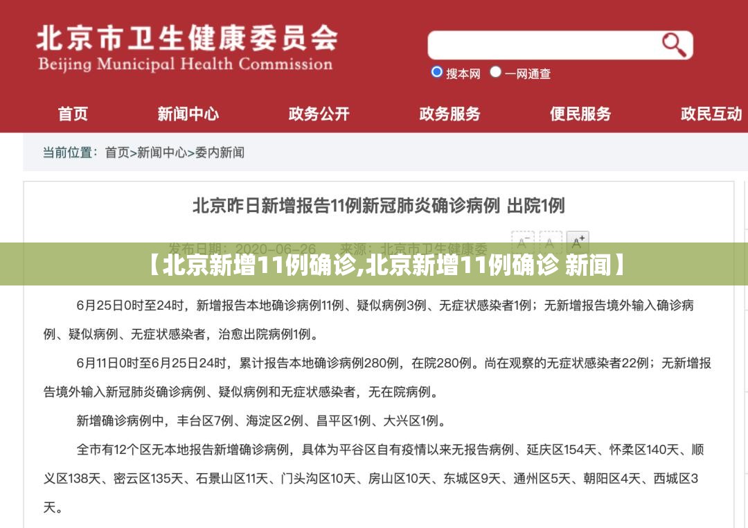【北京新增11例确诊,北京新增11例确诊 新闻】