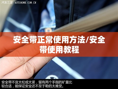 安全带正常使用方法/安全带使用教程 安全带正常使用方法/安全带使用教程
