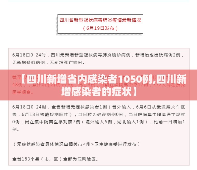 【四川新增省内感染者1050例,四川新增感染者的症状】