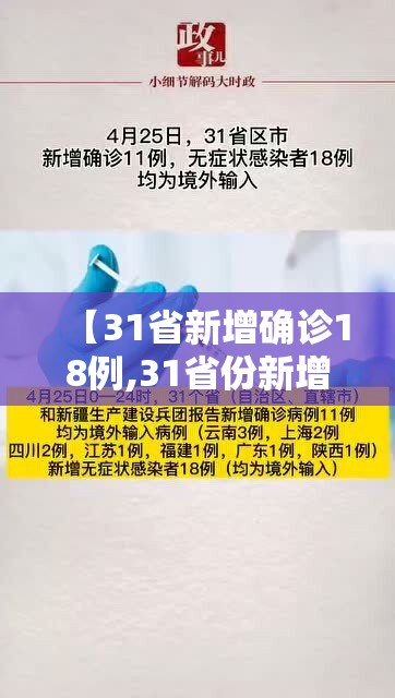 【31省新增确诊18例,31省份新增确诊病例18例】