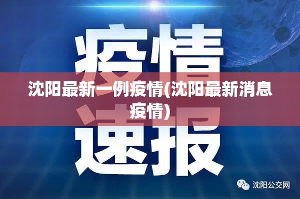 沈阳最新一例疫情(沈阳最新消息疫情) 沈阳最新一例疫情(沈阳最新消息疫情)