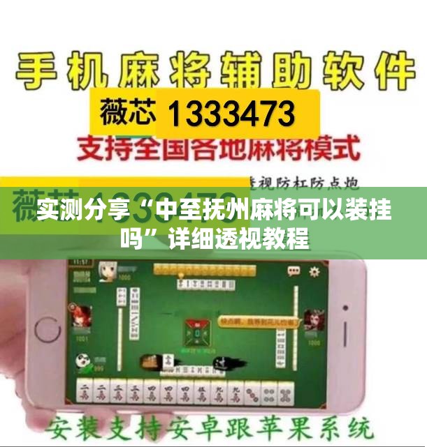 实测分享“中至抚州麻将可以装挂吗	”详细透视教程