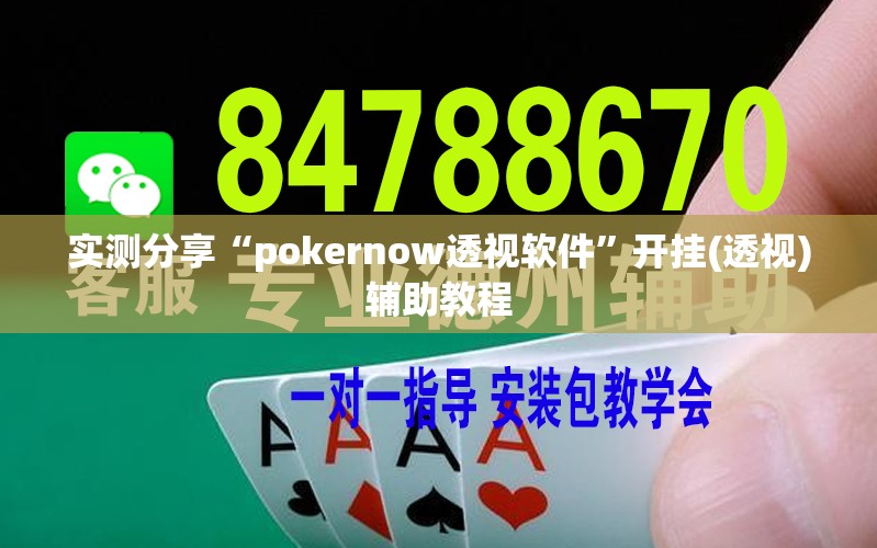 实测分享“pokernow透视软件”开挂(透视)辅助教程