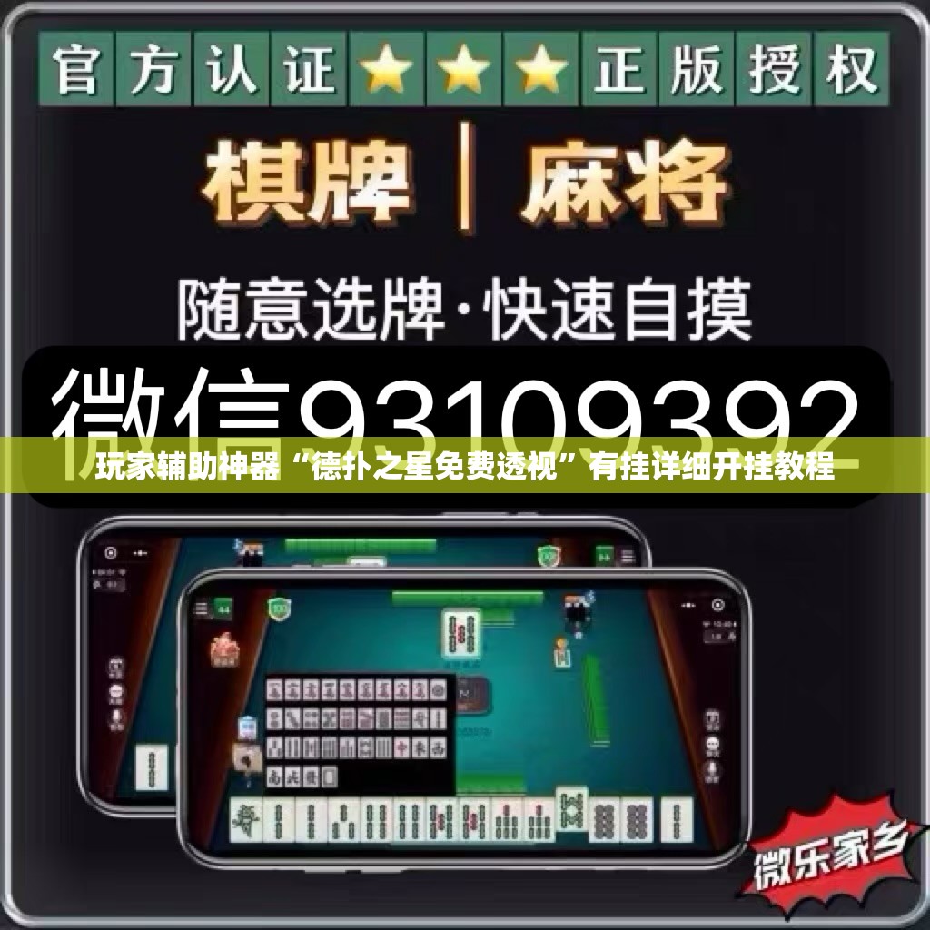 玩家辅助神器“德扑之星免费透视”有挂详细开挂教程