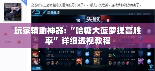 玩家辅助神器:“哈糖大菠萝提高胜率	”详细透视教程