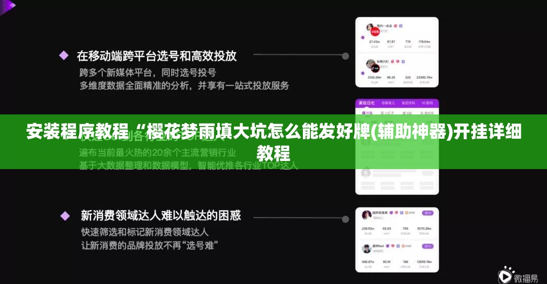 安装程序教程“樱花梦雨填大坑怎么能发好牌(辅助神器)开挂详细教程 安装程序教程“樱花梦雨填大坑怎么能发好牌(辅助神器)开挂详细教程