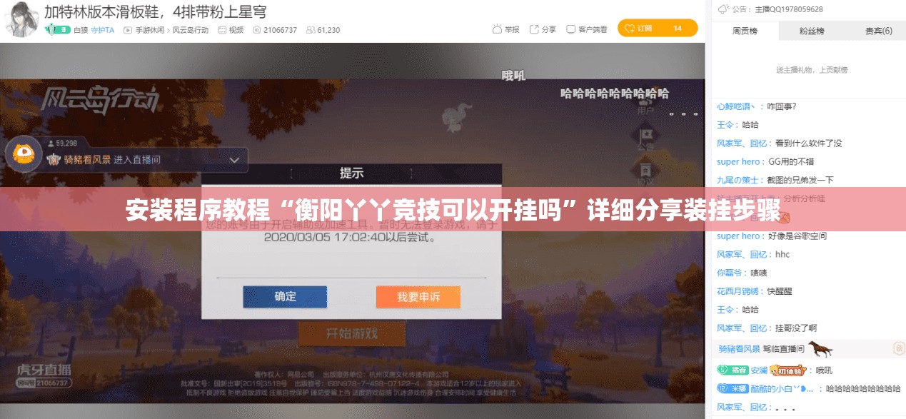 安装程序教程“衡阳丫丫竞技可以开挂吗”详细分享装挂步骤