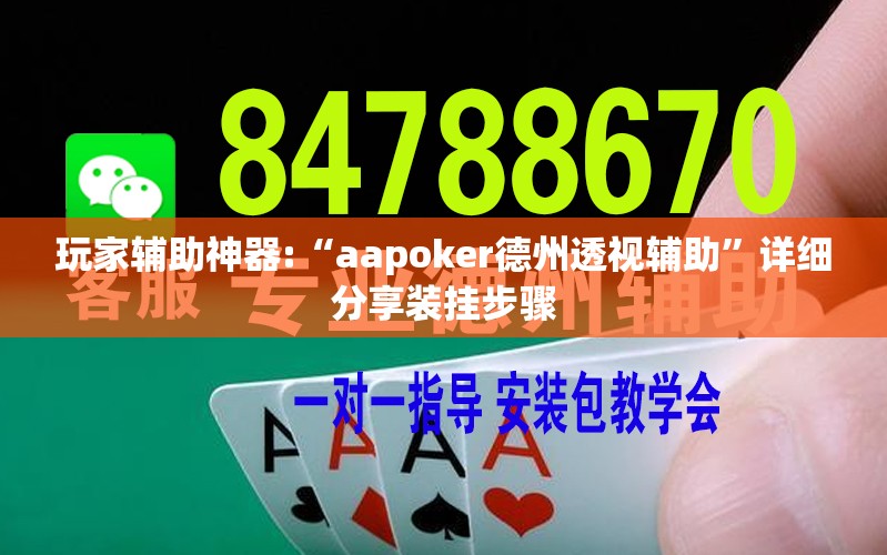 玩家辅助神器:“aapoker德州透视辅助	”详细分享装挂步骤