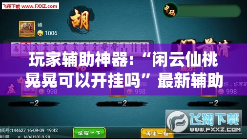 玩家辅助神器:“闲云仙桃晃晃可以开挂吗”最新辅助详细教程