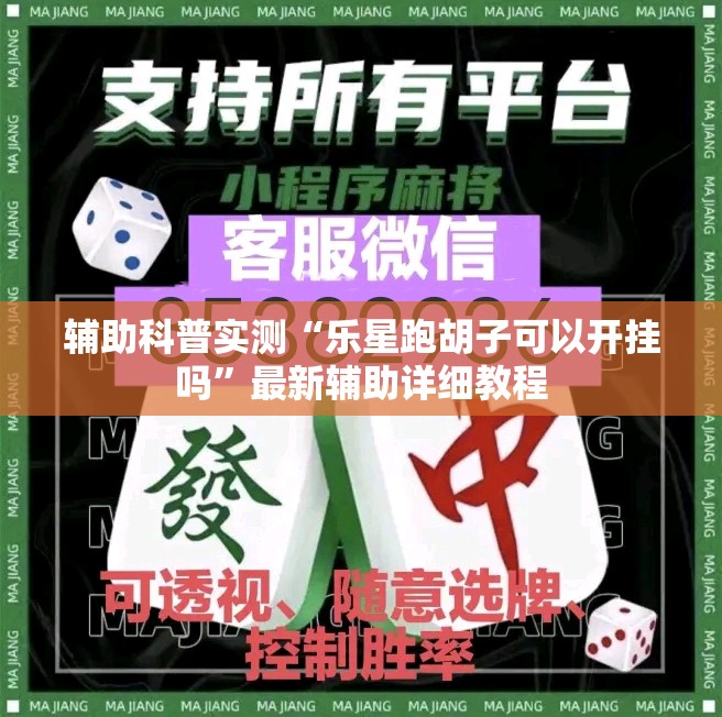 辅助科普实测“乐星跑胡子可以开挂吗”最新辅助详细教程