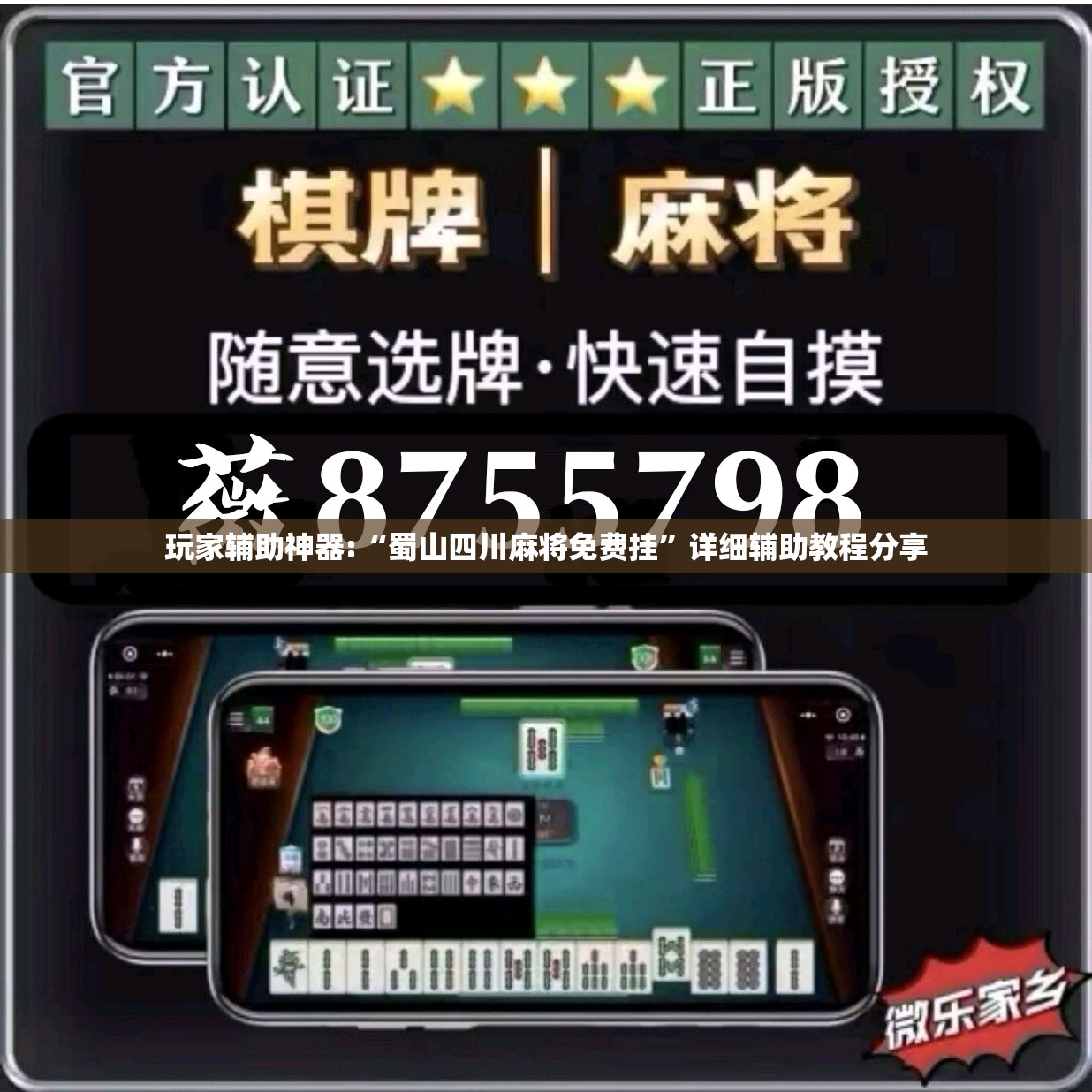 玩家辅助神器:“蜀山四川麻将免费挂”详细辅助教程分享