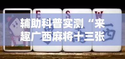 辅助科普实测“来趣广西麻将十三张挂”最新辅助详细教程