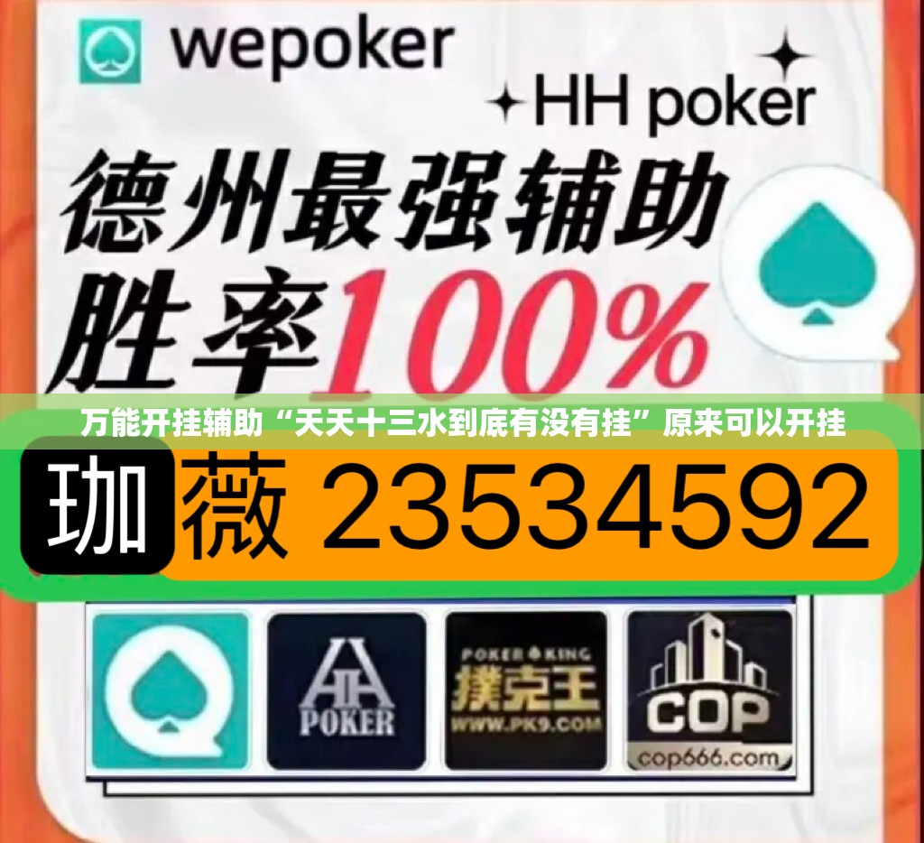 万能开挂辅助“天天十三水到底有没有挂”原来可以开挂
