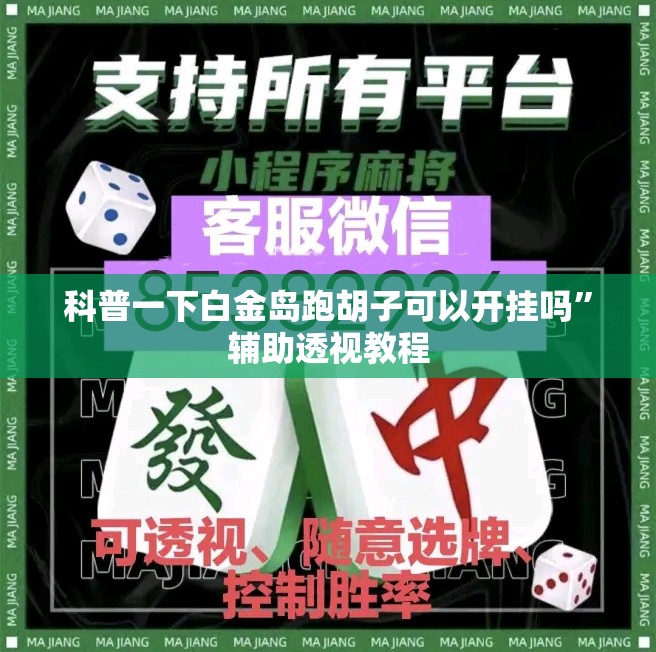 科普一下白金岛跑胡子可以开挂吗”辅助透视教程