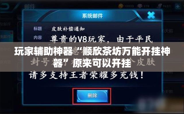 玩家辅助神器“顺欣茶坊万能开挂神器”原来可以开挂