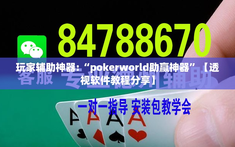 玩家辅助神器:“pokerworld助赢神器”【透视软件教程分享】