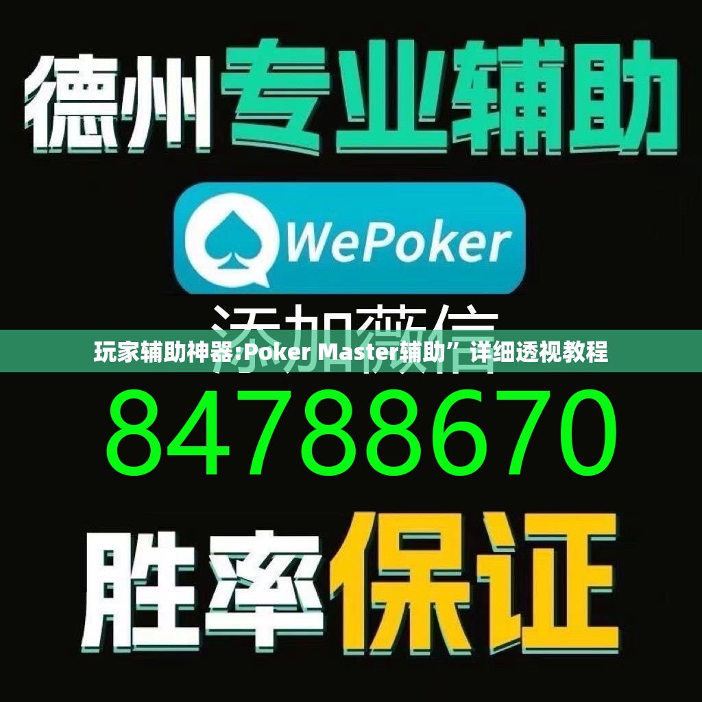 玩家辅助神器:Poker Master辅助”详细透视教程
