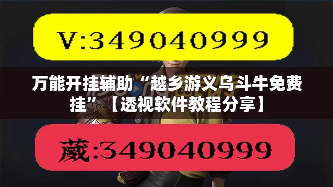 万能开挂辅助“越乡游义乌斗牛免费挂”【透视软件教程分享】