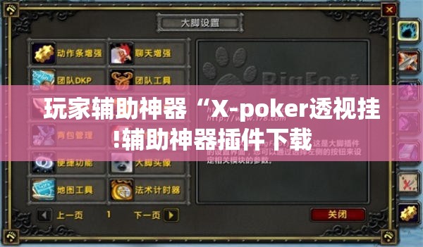 玩家辅助神器“X-poker透视挂!辅助神器插件下载