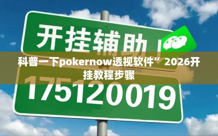 科普一下pokernow透视软件”2026开挂教程步骤